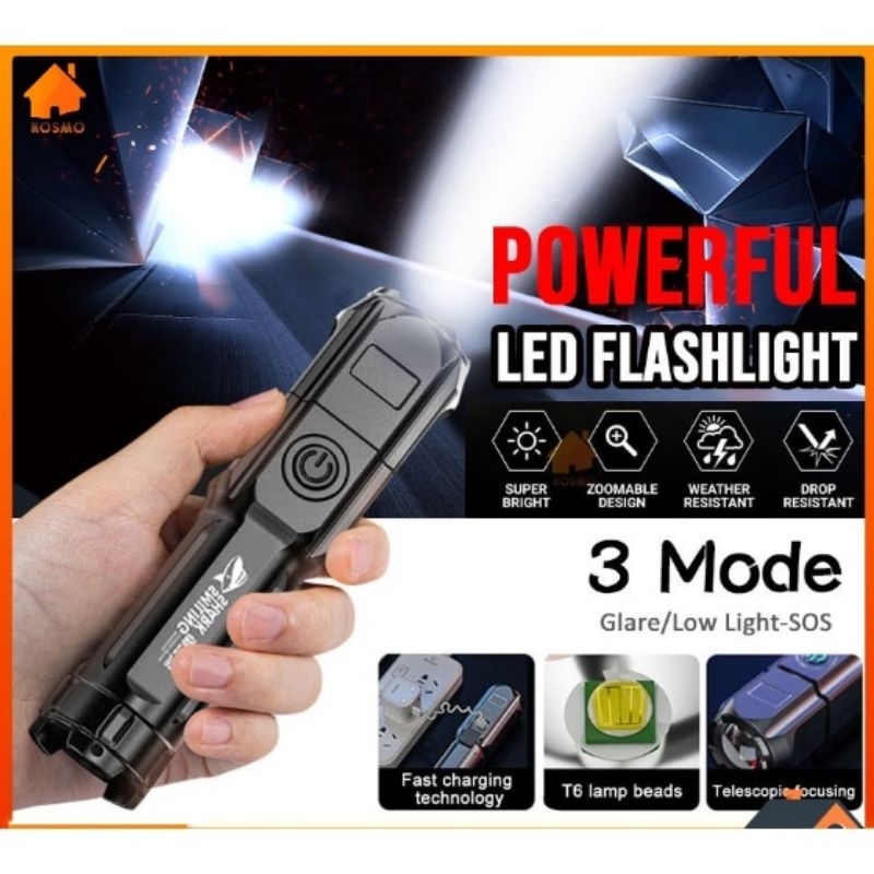 Jual SENTER SWAT MINI LED 36W / SENTER LED CHARGEABLE / SENTER CAS ...