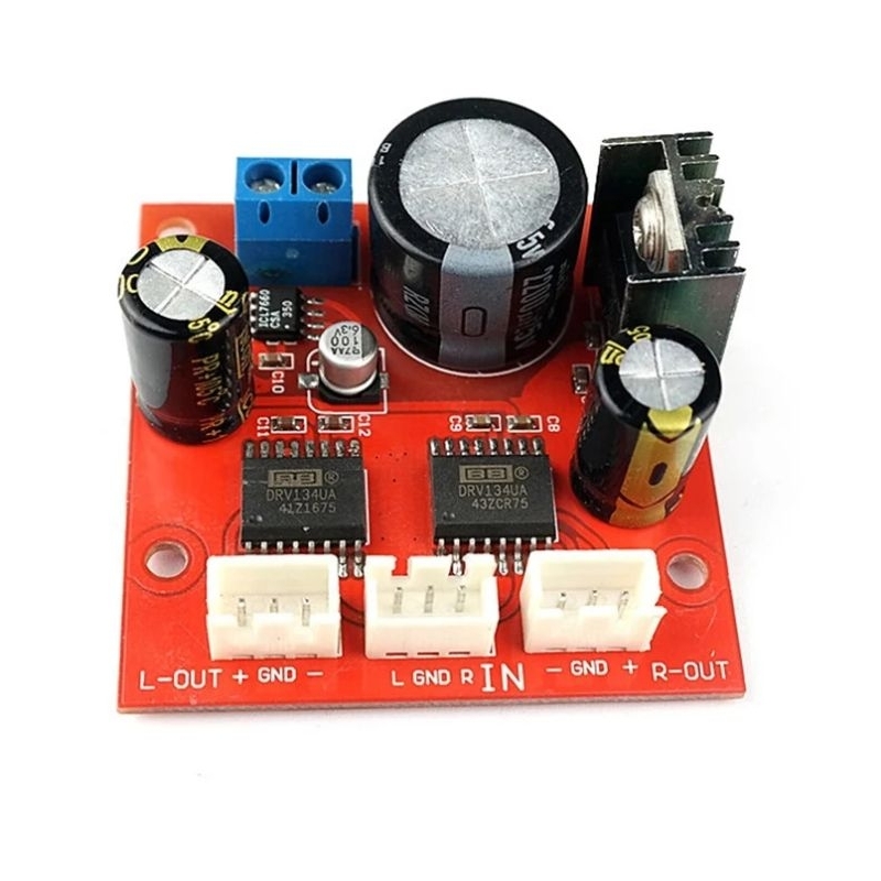 DRV134 2 Channel Unbalanced To Balanced Converter Board Match - Foto 9