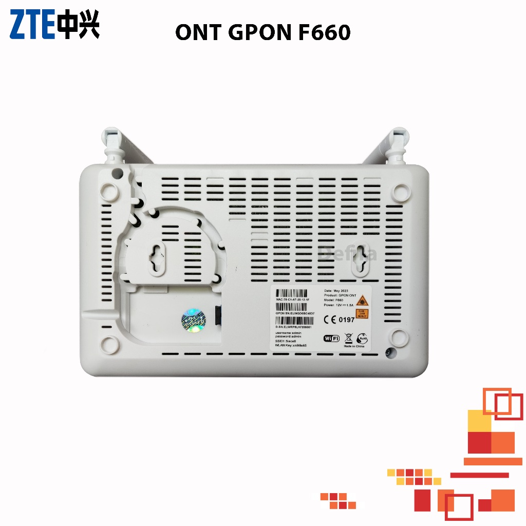 Jual Modem ONT Wifi Router ZTE ZXHN F660 GPON ONU Fullset New | Shopee ...