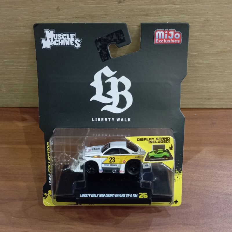 Jual MUSCLE MACHINES LIBERTY WALK 1999 NISSAN SKYLINE GT-R R34 SUPER ...