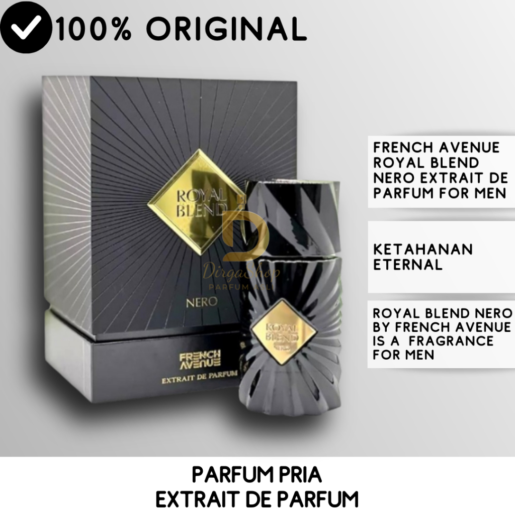 Jual French Avenue Royal Blend Nero Extrait De Parfum For Men Shopee Indonesia