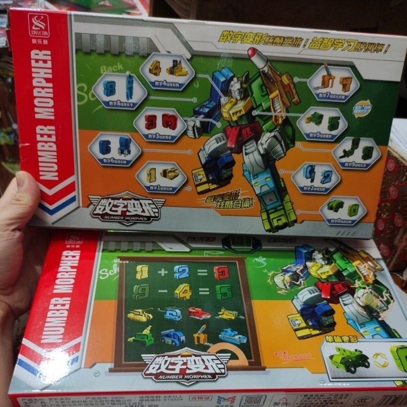 Jual Mainan robot angka jadi robot murah cocok buat kado | Shopee Indonesia