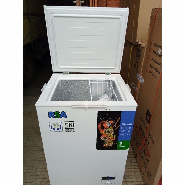 Jual CHEST FREEZER RSA CF-110 LOW WATT 94 WATT | Shopee Indonesia