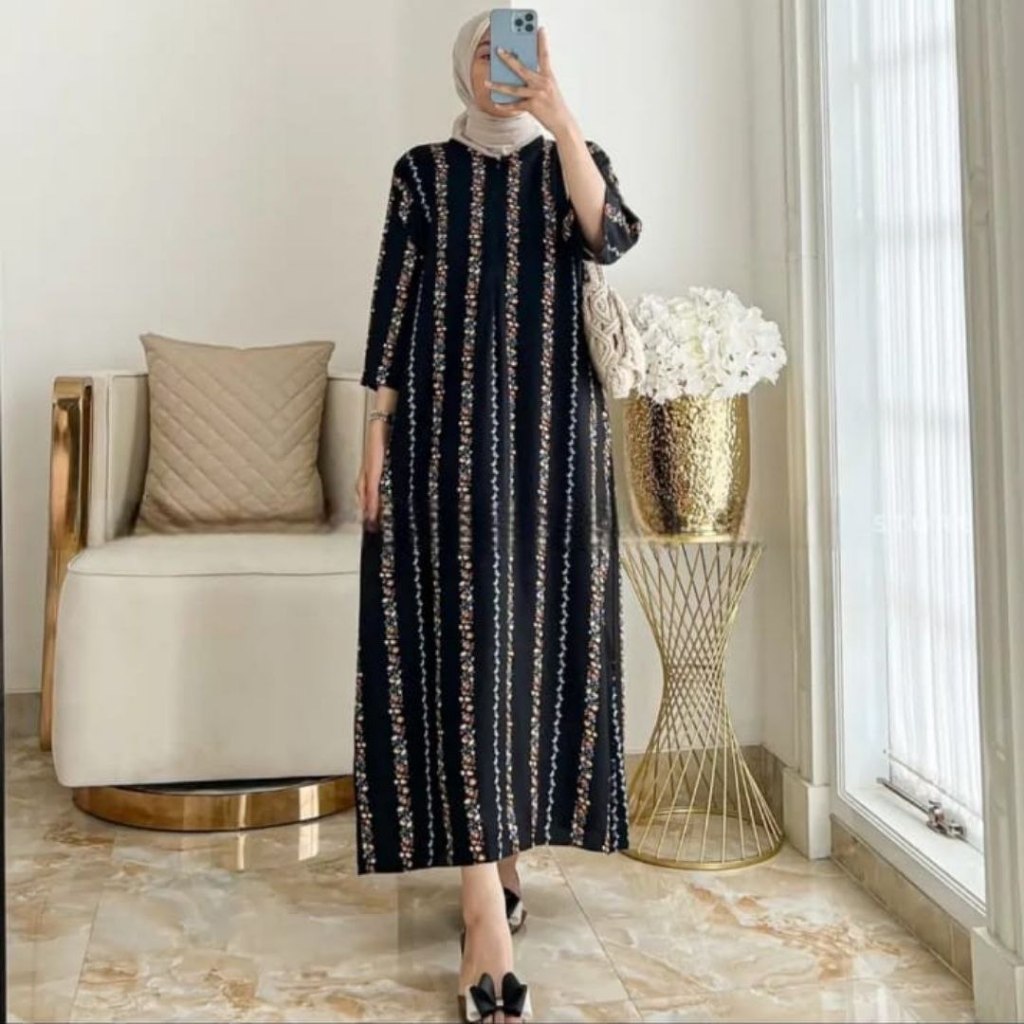 DASTER DRES KEKINIAN LENGAN 3/4 - DASTER LENGAN 3/4 RAYON PREMIUM