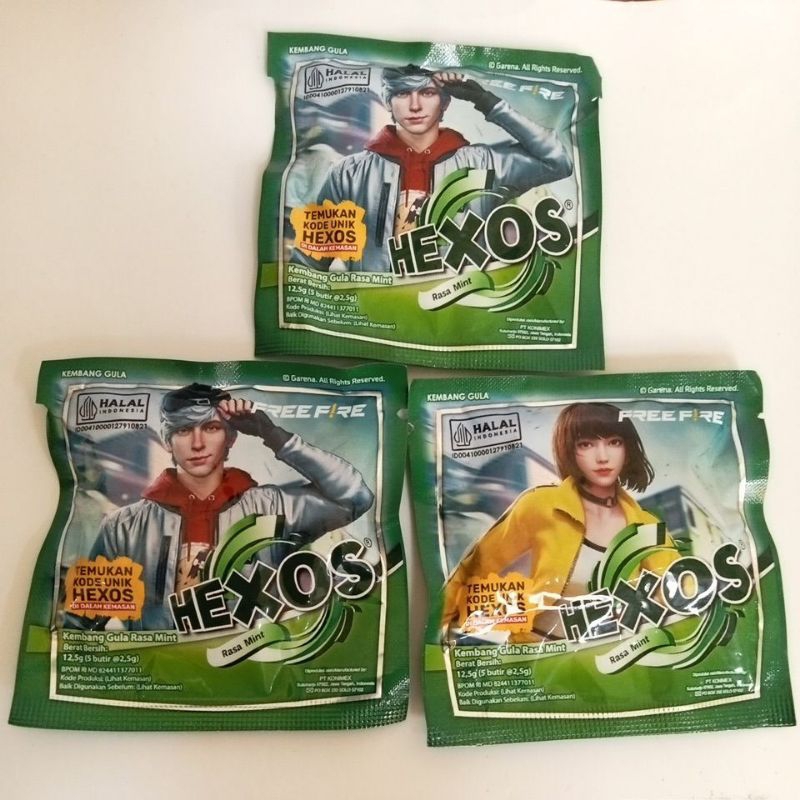 Jual (3pcs)Hexos Mint (5butir@2,5g) | Shopee Indonesia