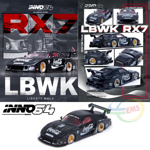 Jual IN64-LBWK-RX7-01 - INNO64 1/64 Die-Cast MAZDA RX7 (FD3S) LB-SUPER ...