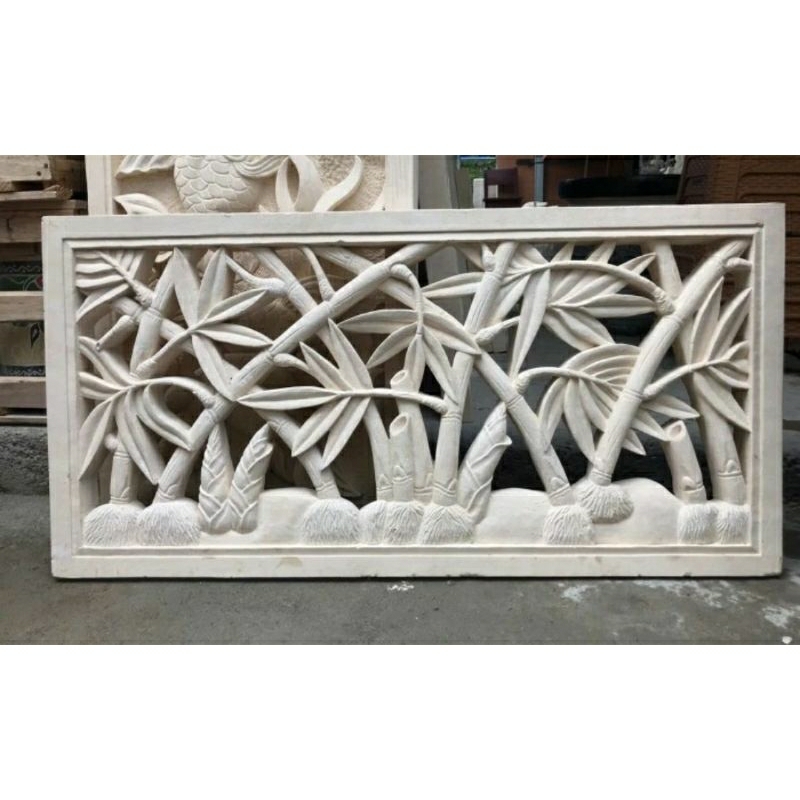 Jual BATU ALAM ROSTER UKIR 60x100 Cm | Shopee Indonesia