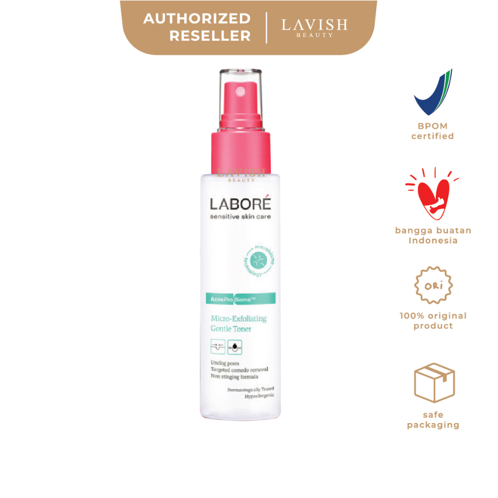 Jual LABORE AcnePro Biome Micro Exfoliating Gentle Toner (100ml ...