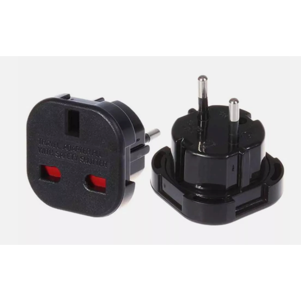 Jual Colokan listrik Steker Adaptor Adapter 3 Pin To 2 Pin Plug - 3 Pin ...
