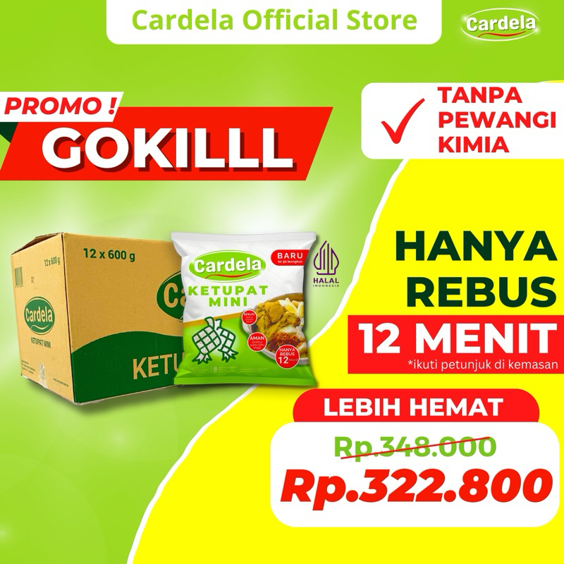 Jual CARDELA Ketupat Mini - 1 dus isi 12 pak | Shopee Indonesia