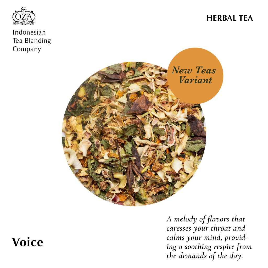 Jual OZA Tea - Voice | Artisan Tea - Herbal Tea | Specialty Grade | Teh ...