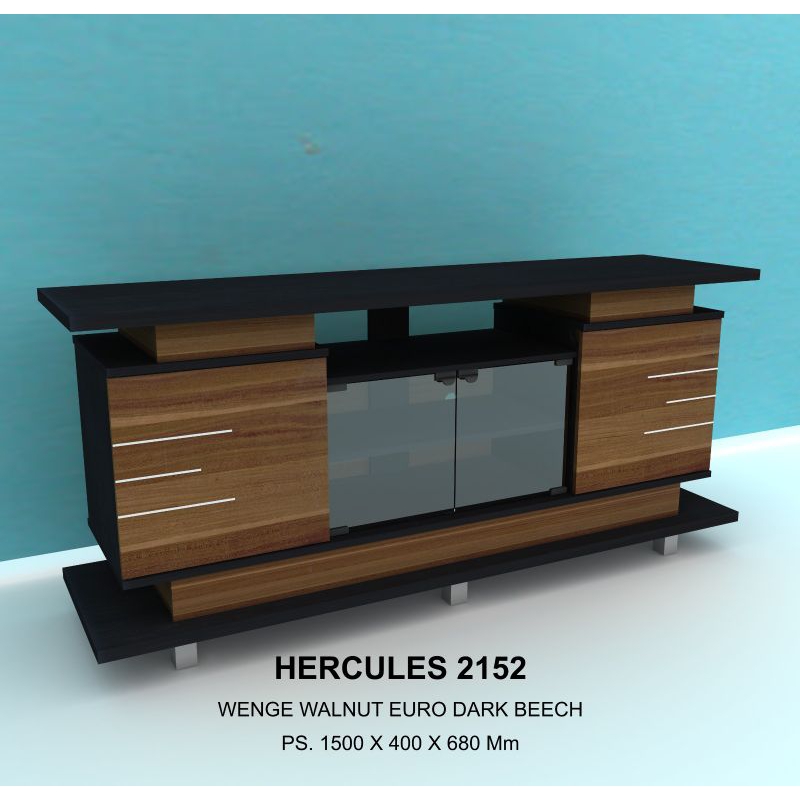 Jual Meja tv / buffet HERCULES 2152 Minimalis | Shopee Indonesia