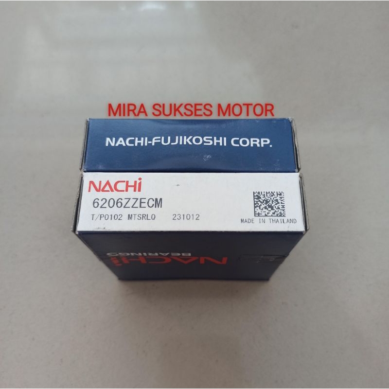 6206 Z Nachi MADE IN JAPAN Bearing 30X62X16mm 6206 ZE OPEN ONE - Foto 5