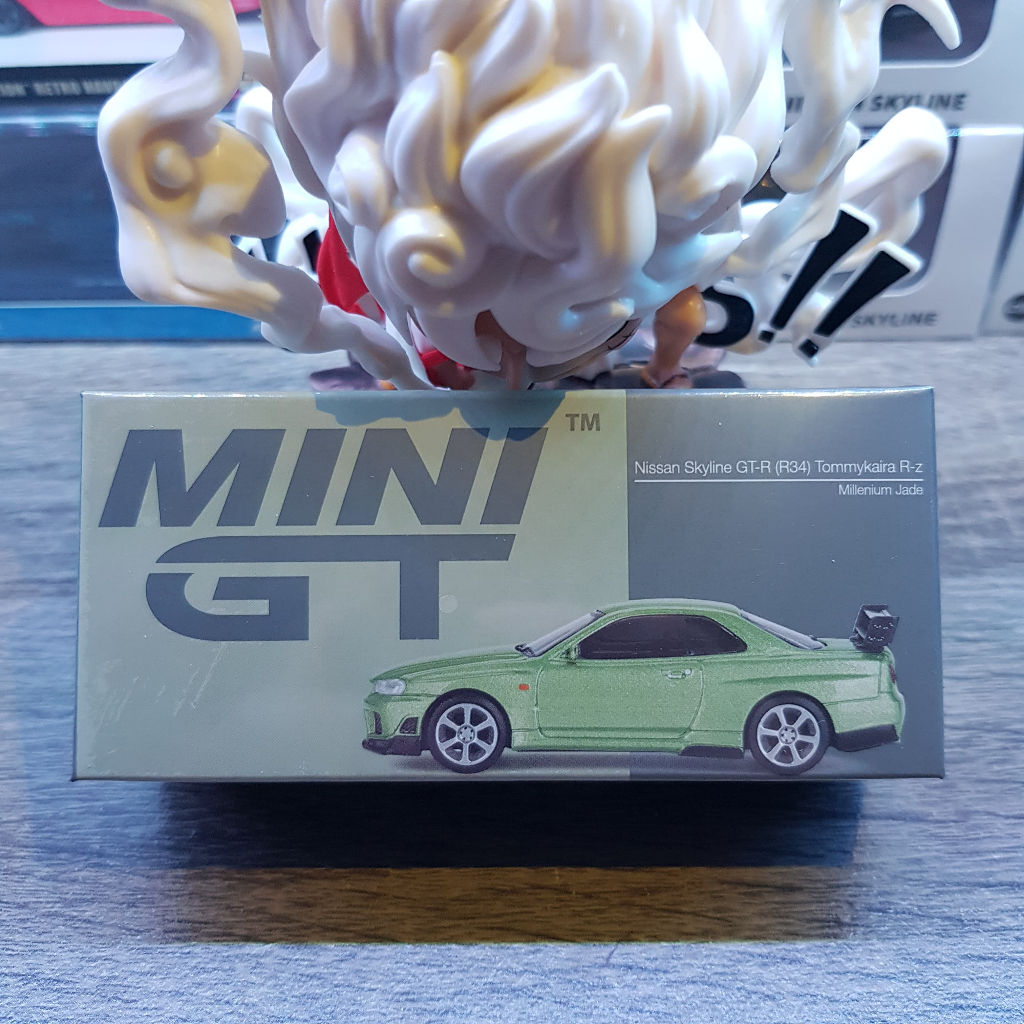Jual MINI GT Nissan Skyline GT-R (R34) Tommykaira R-z Millenium Jade ...