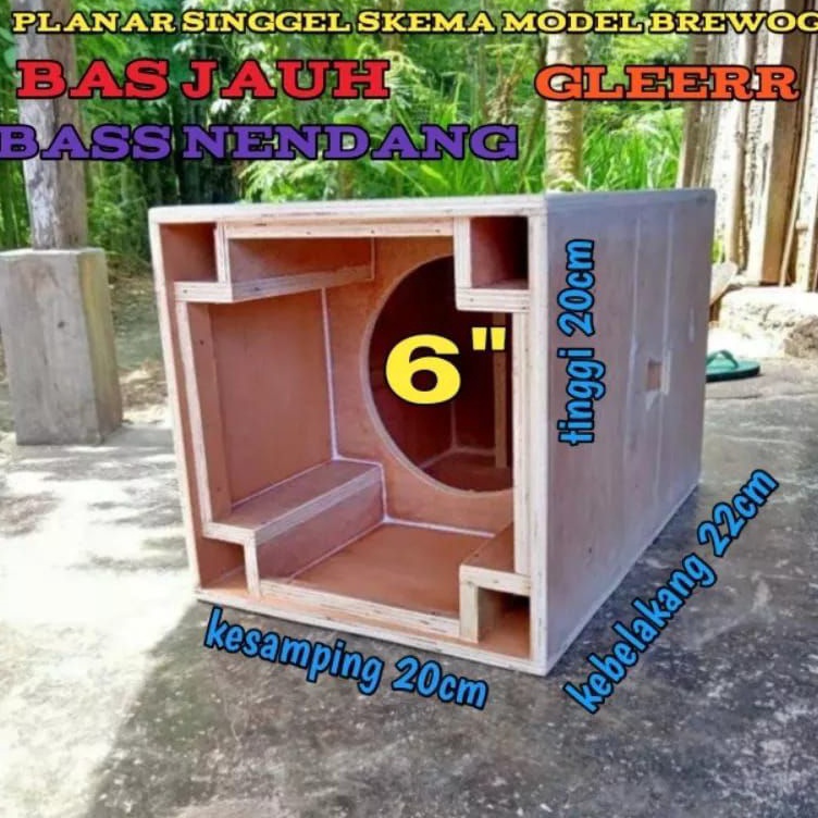 Jual KODE X33I BOX SPEAKER PLANAR SINGGEL 6 INCHI MODEL BREWOG | Shopee ...