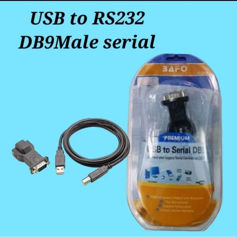 Jual Kabel USB to Serial DB9 RS232 BAFO BF-810 PREMIUM QUALITY ORIGINAL ...