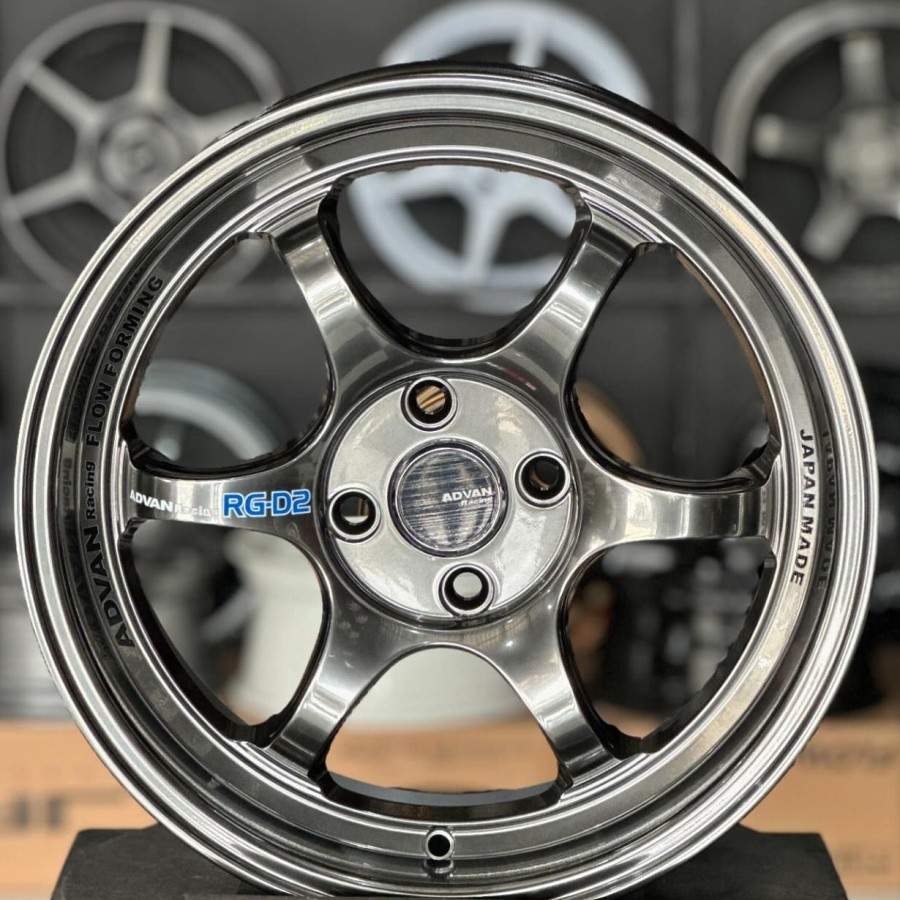 Jual velg racing r15 ADVAN RG D2 FLOW FORMING lebar 7 et 35 velg mobil ...
