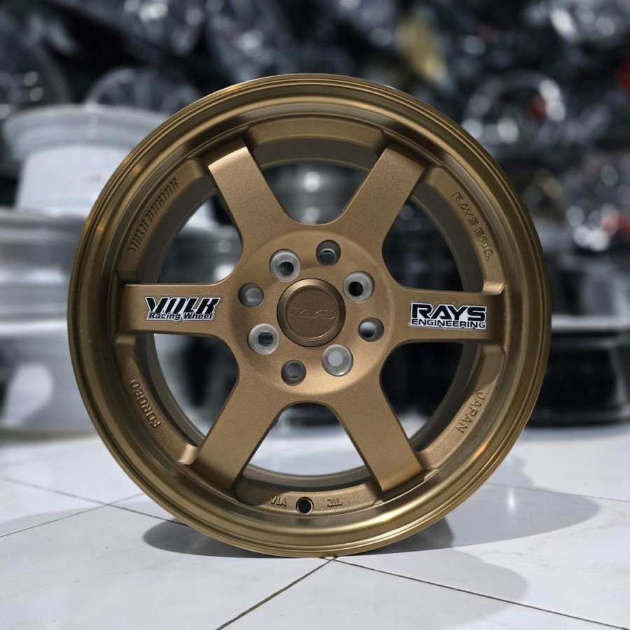 Jual velg mobil ring 15 VOLKRAYS TE37 lebar 7 ET 40 velg R15 veloz ...
