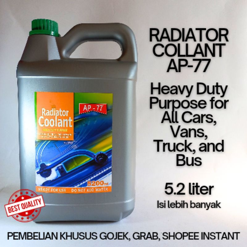 Jual AIR RADIATOR WATER mobil COOLANT 5 LITER RADIATOR MOBIL | Shopee ...