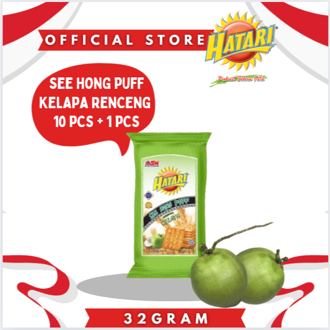 Jual Hatari See Hong Puff Kelapa Renceng - Banded | Shopee Indonesia