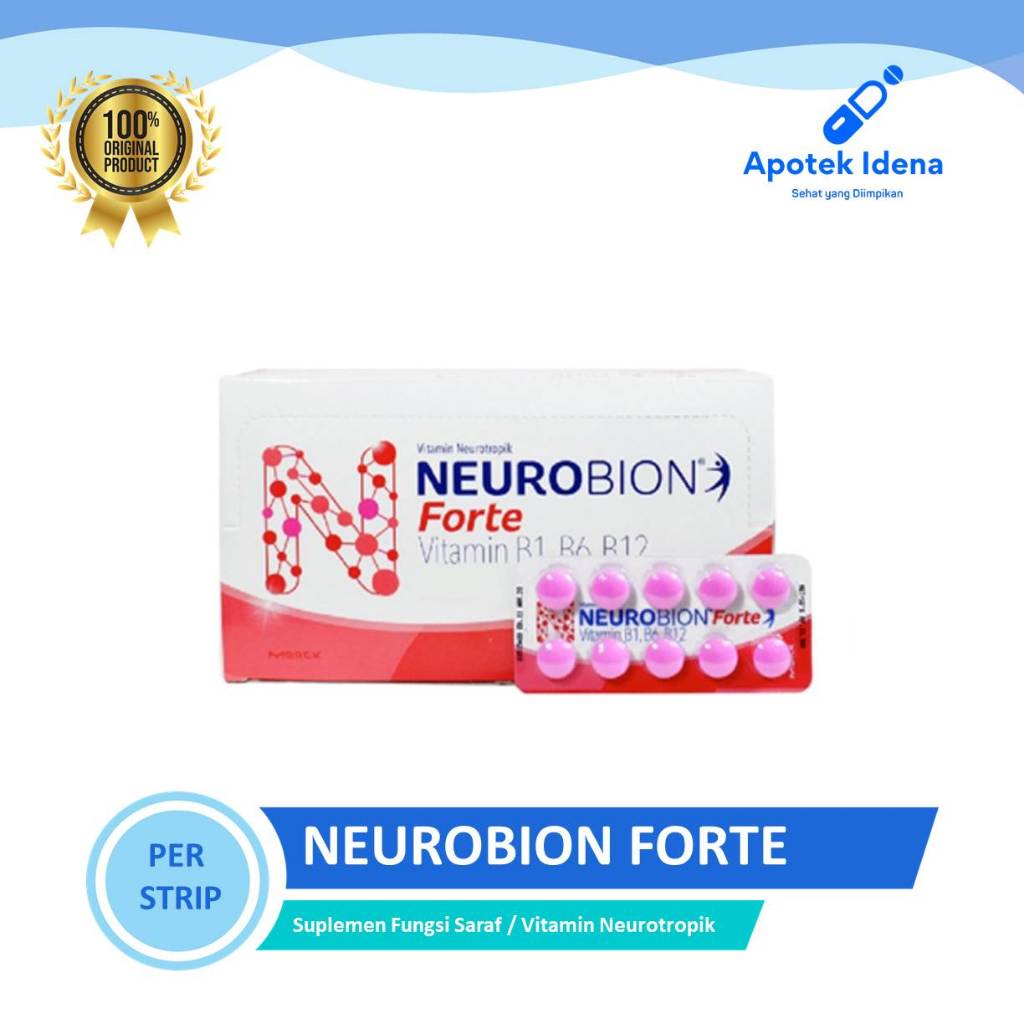 Jual NEUROBION MERAH FORTE PINK TABLET Suplemen Vitamin Neurotropik ...