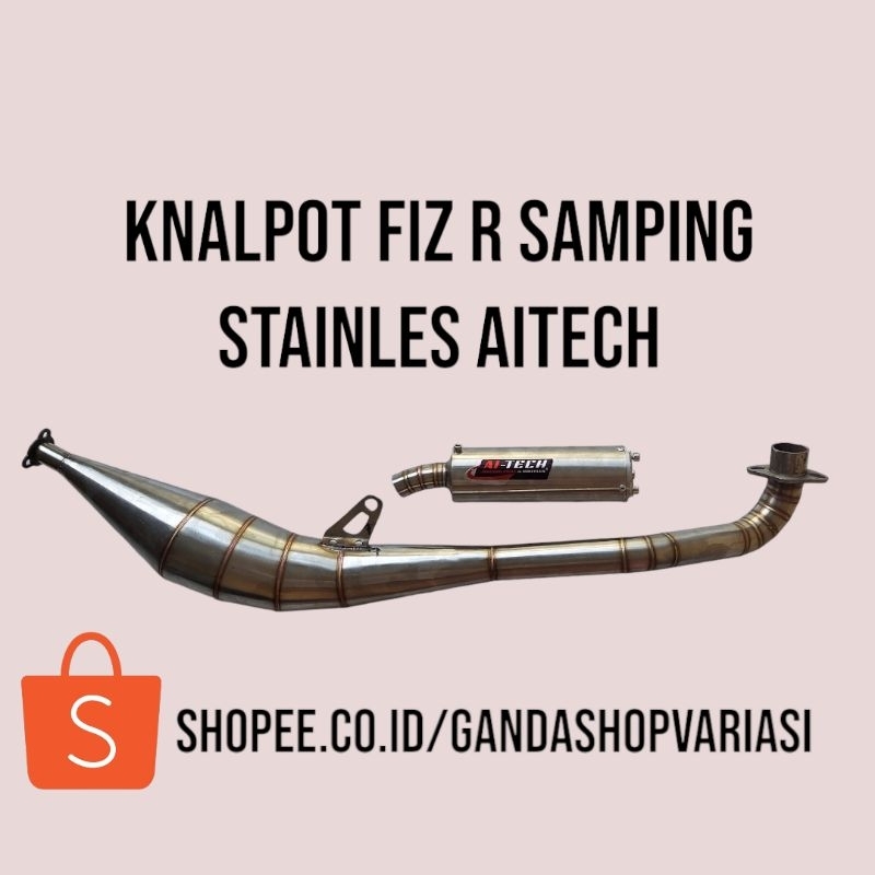 Jual Knalpot Fiz R Force One silencer pisah stainles Aitech | Shopee ...