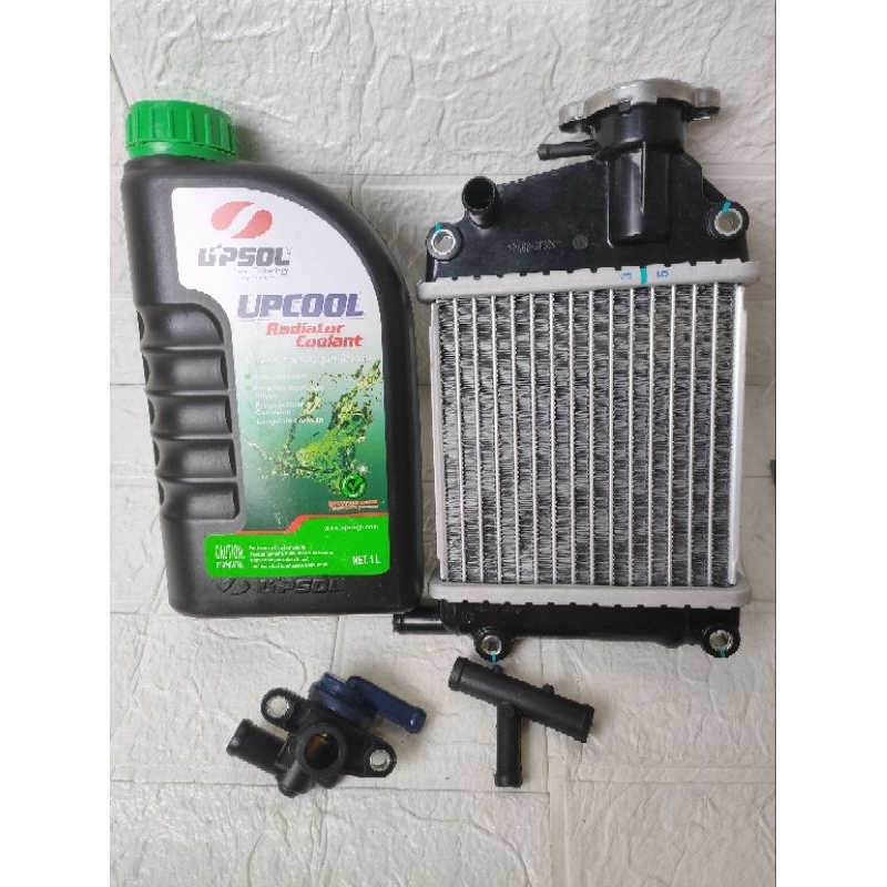 Jual Paket Radiator(KVB)+Air Radiator+Termostat+Selang buat motor Vario ...