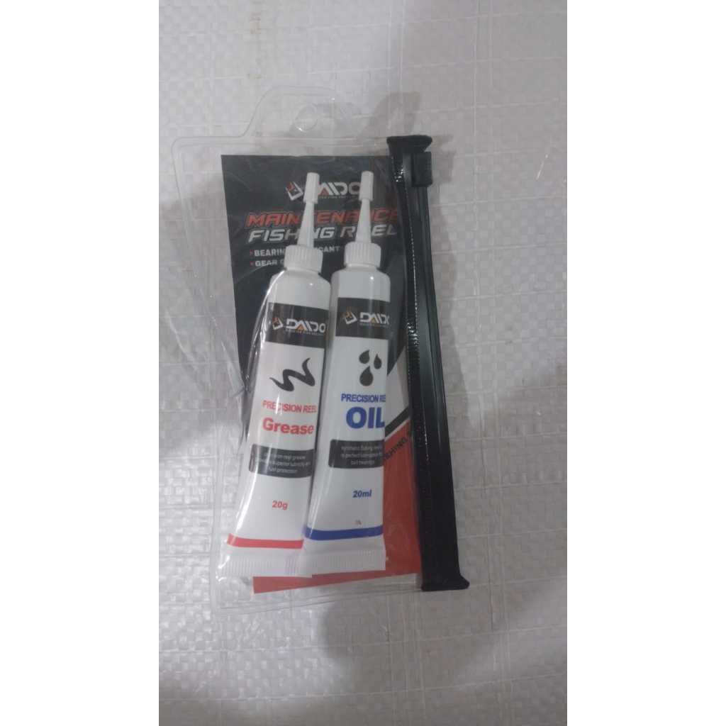 Jual Daido Grease Oil Pelumas Reel Pancing 1 Set isi Grease dan Oil ...