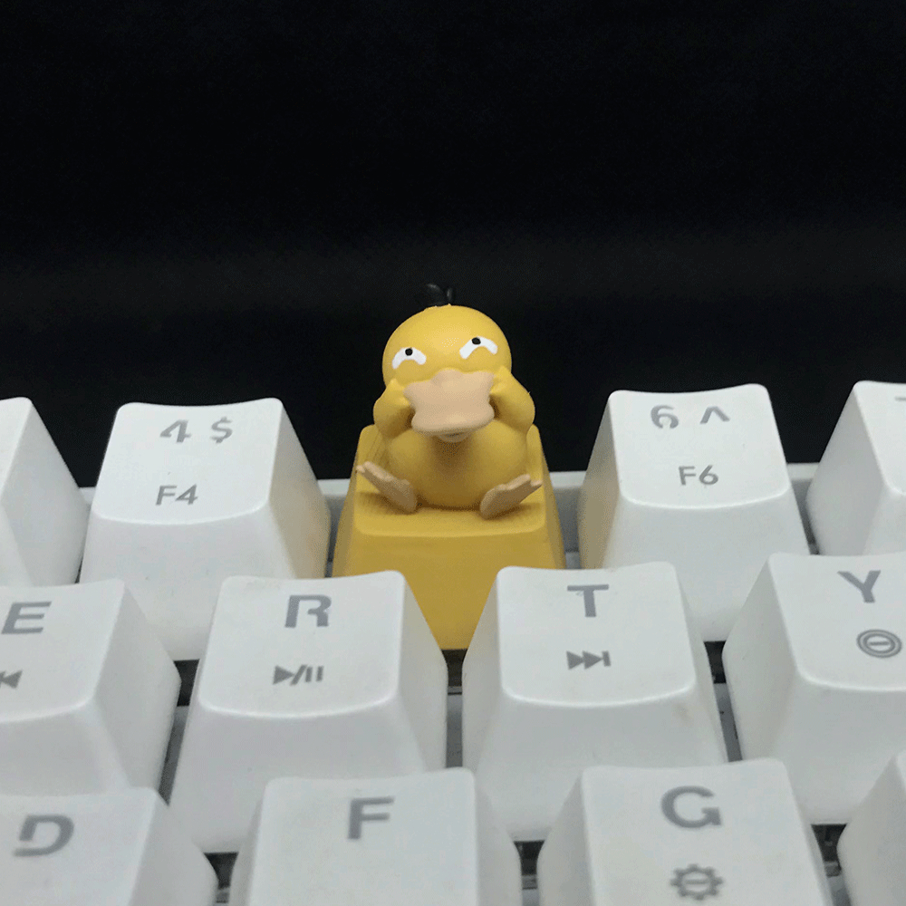 Jual Pokemon Psyduck Artisan Keycap For Cherry MX Compatible Switch ...