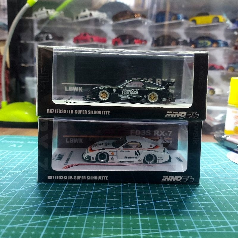 Jual INNO64 1/64 LBWK MAZDA RX7 ( FD3S ) LB-SUPER SILHOUETTE | Shopee ...