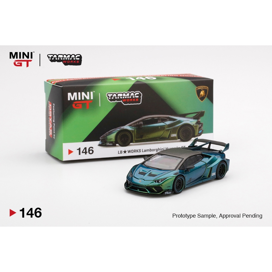 Jual MINI GT 146 LB-WORKS Lamborghini Huracán GT Magic Green