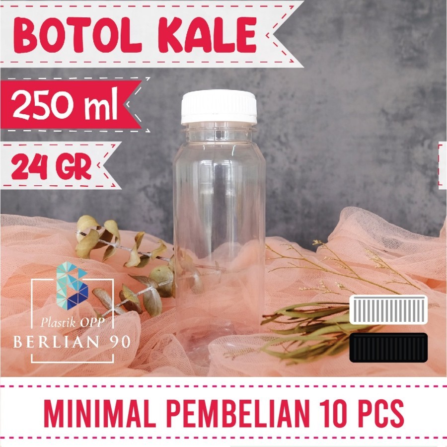 Jual Botol Kale 250 ml Isi 30 pcs Tebal 24 gr / Botol Plastik Kale ...