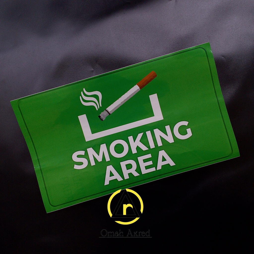 Jual Stiker Smoking Area - Stiker Kawasan Rokok - Stiker Vinyl | Shopee ...