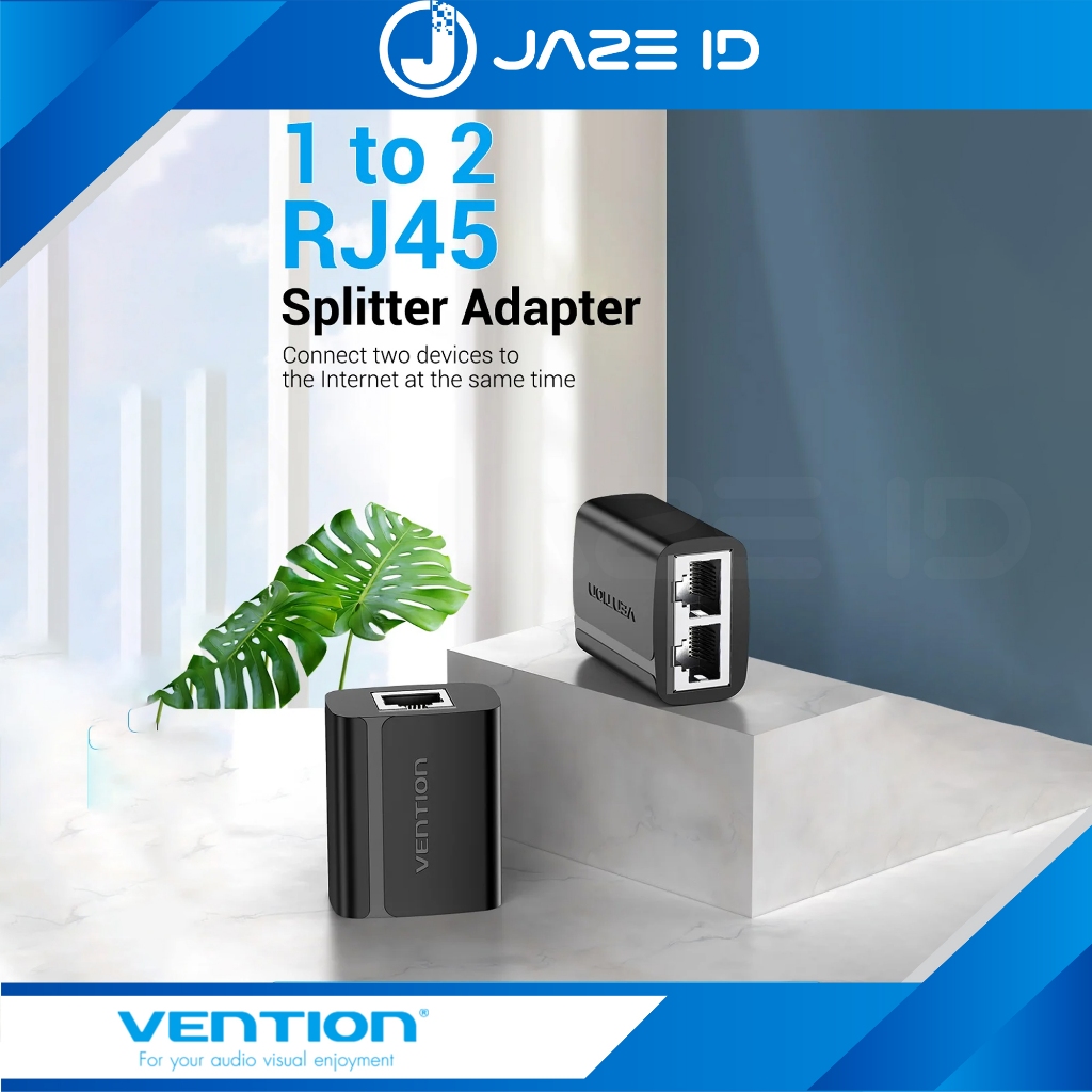 Jual Vention Splitter RJ45 UTP Adaptor Split Kabel Lan Adapter | Shopee ...
