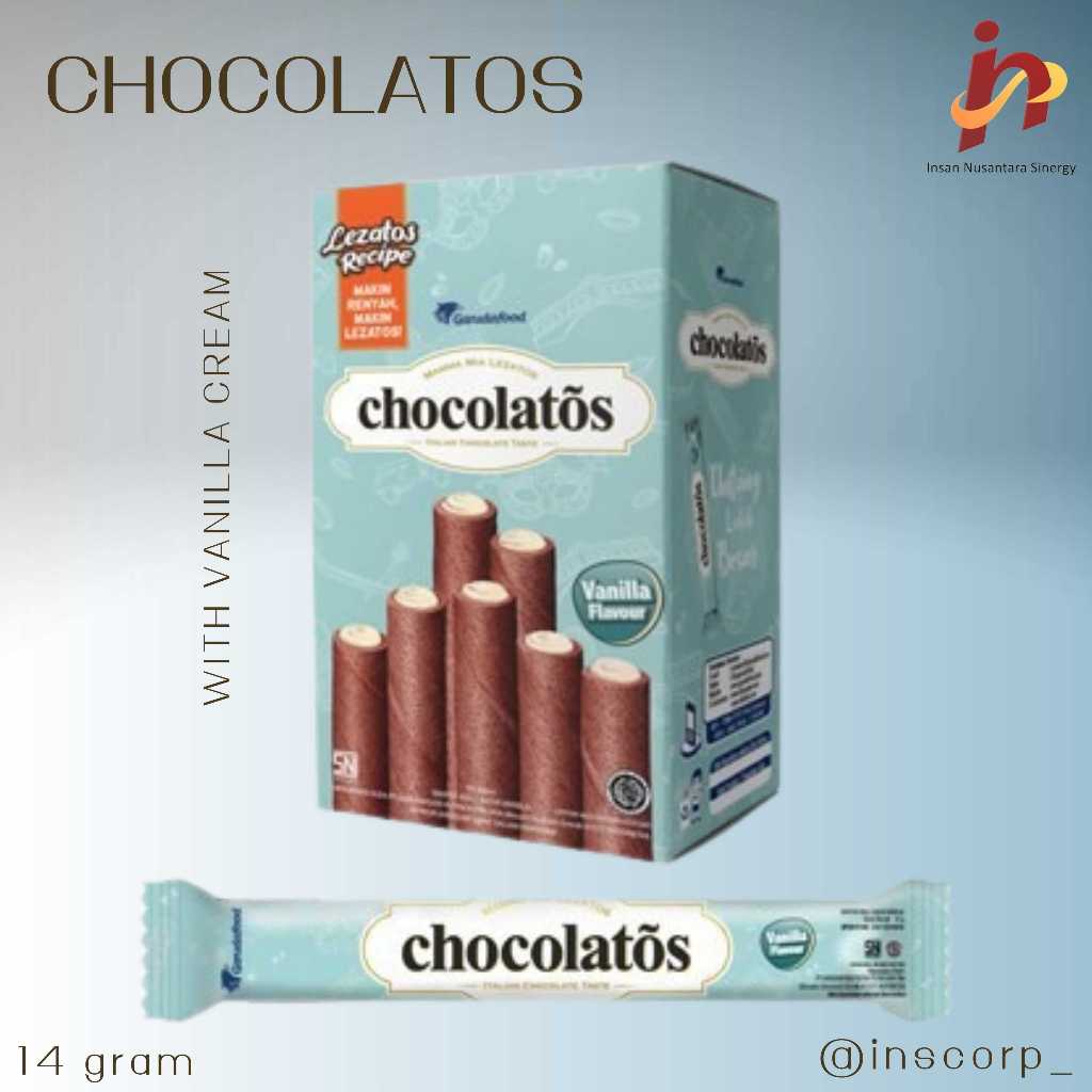 Jual Chocolatos Roll Vanilla 14g/Pack/24 Pcs + 1 Pcs | Shopee Indonesia