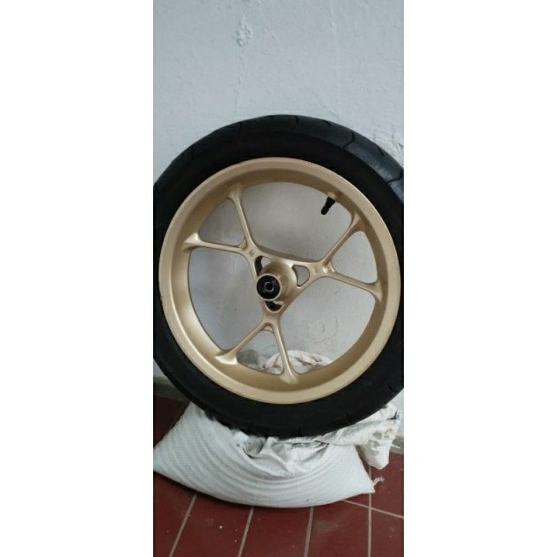 Jual VELG AEROX YAMAHA WARNA GOLD ORI NO REPAINT | Shopee Indonesia