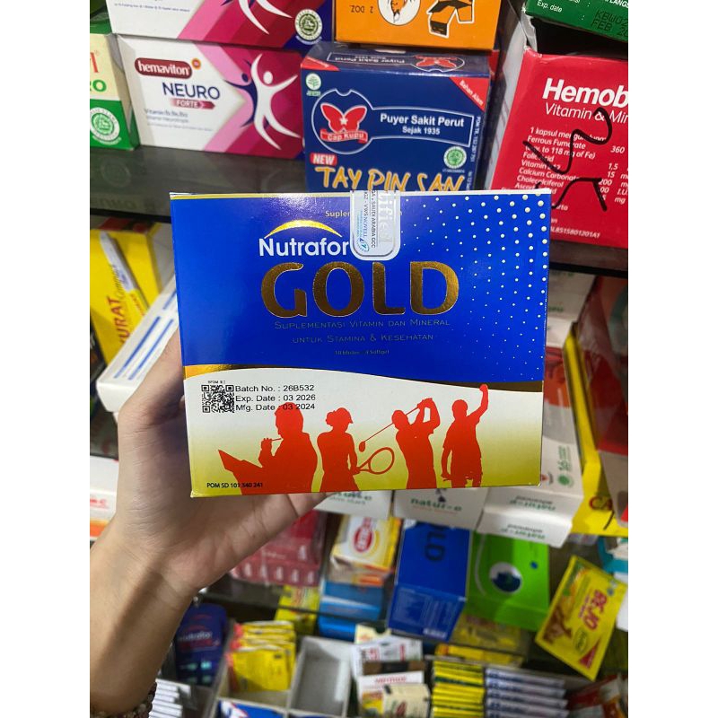 Jual Nutrafor gold 1box isi 40 | Shopee Indonesia