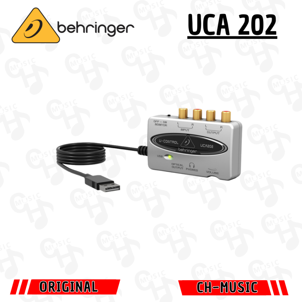 Jual Behringer UCA202 Ultra-Low Latency 2 In/2 Out USB/Audio Interface ...