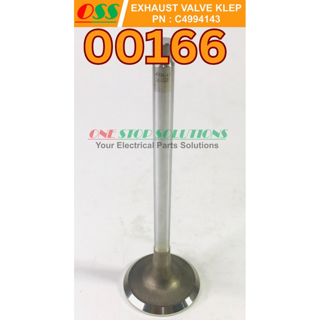 Jual EXHAUST VALVE KLEP MINYAK CUMMINS PN C4994143 4994143 3920868 ...