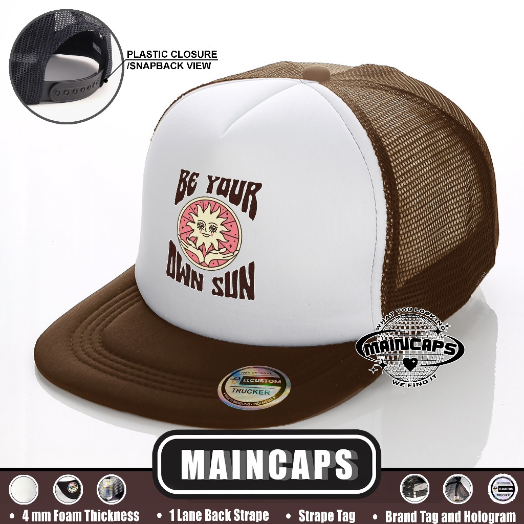 Jual Maincaps - BE YOUR OWN Topi Snapback / Custom / Design Sendiri ...