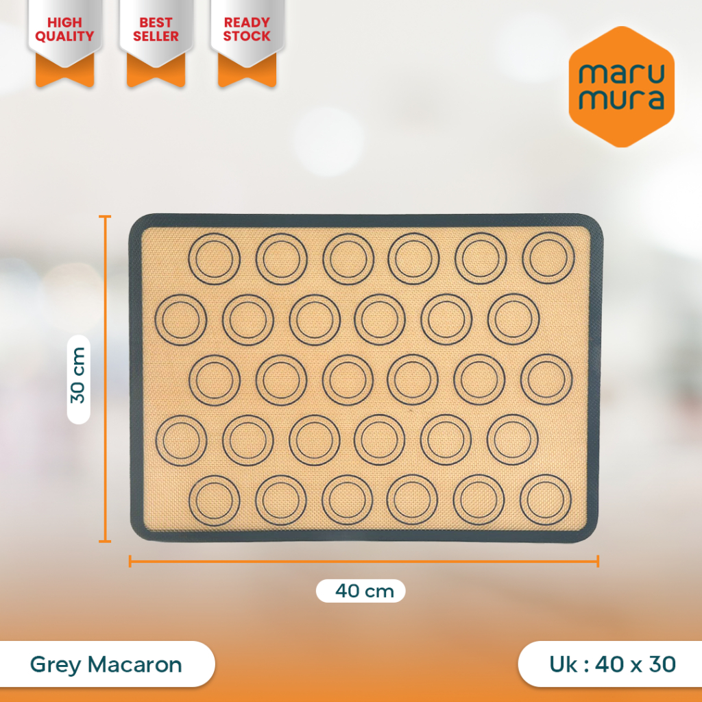Jual Marumura Macarons Baking Mat Non Stick Heat Resistant Cooking Mat ...
