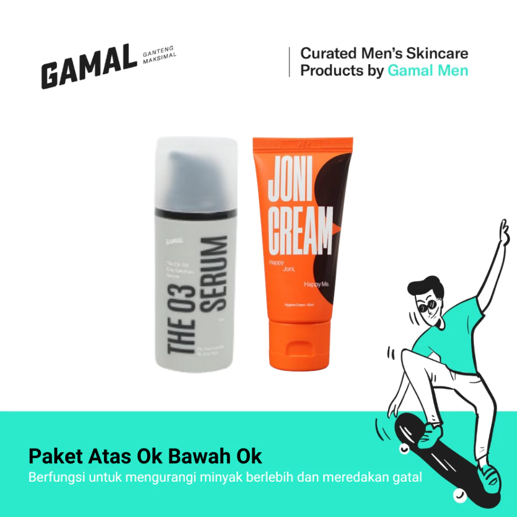 Paket Atas Ok Bawah Ok (The O3 Serum + Joni Cream)