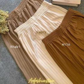 Aafshn Celana Kulot Knit Hornet Premium Highwaist Jumbo