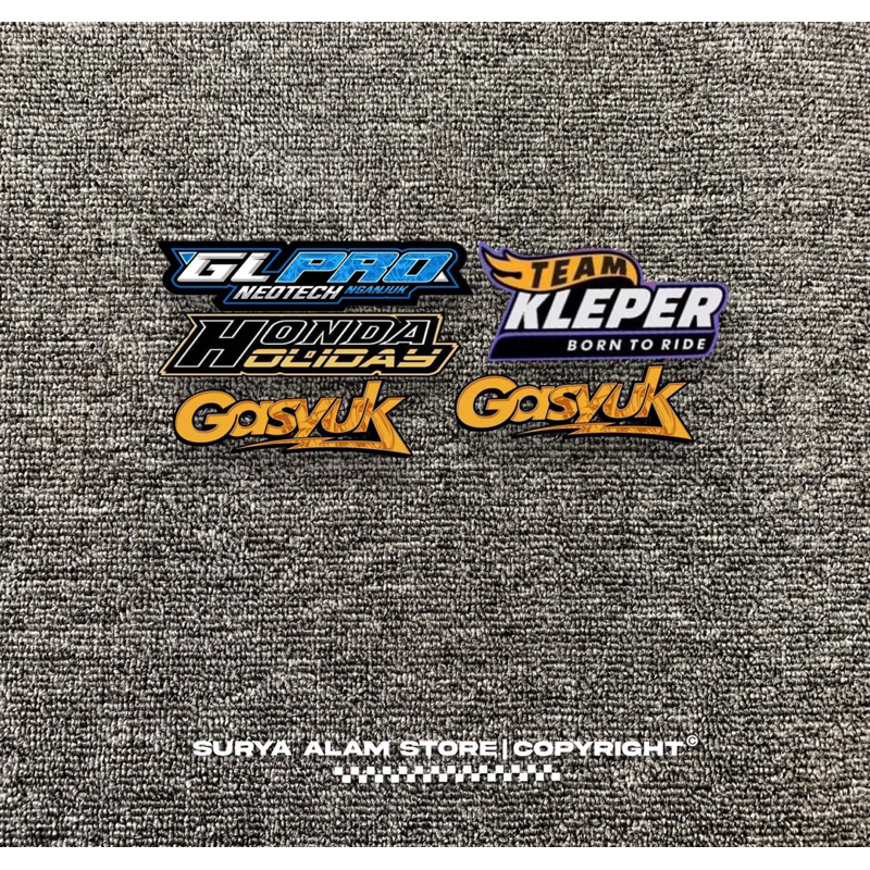 Jual (BISA COD) Stiker CB MP GL CEPEK | 7 RB isi 5 PCS | Shopee Indonesia
