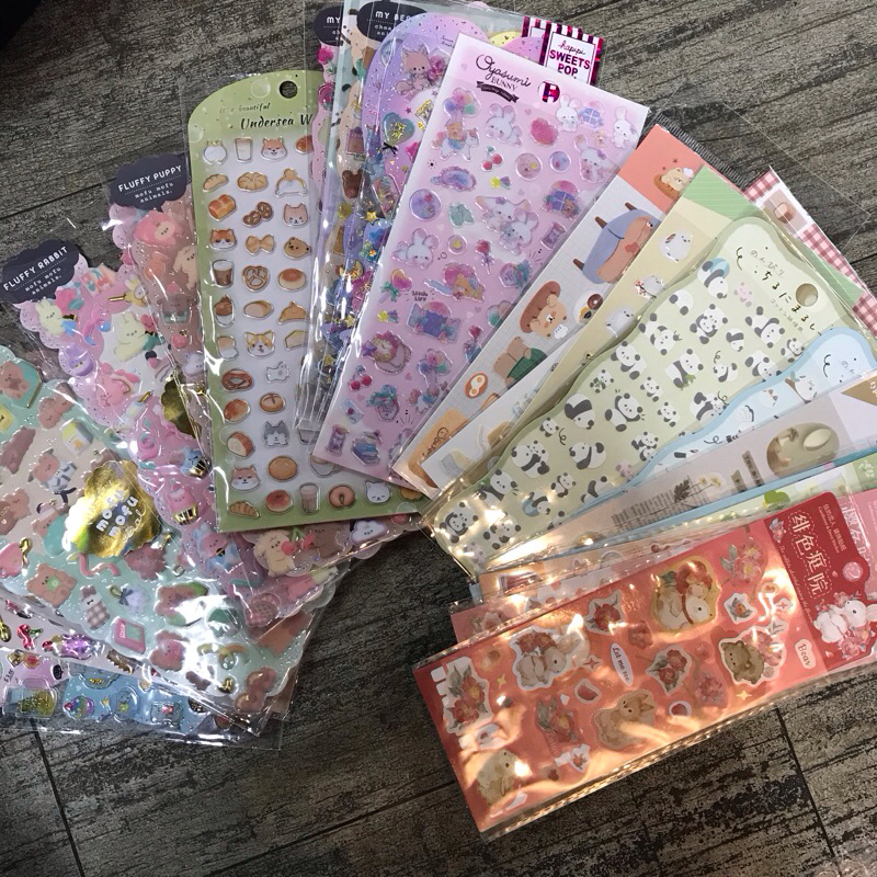 Jual STICKER AESTHETIC Y2K RABBIT BEAR PENGUIN ANIMALS CUTE STUFF ...