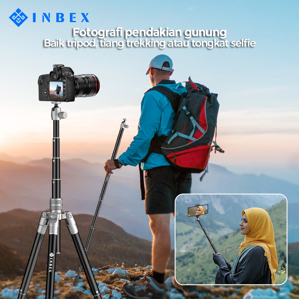 Jual INBEX IB6 Tripod Camera Profesional Portable for Kamera DSLR ...
