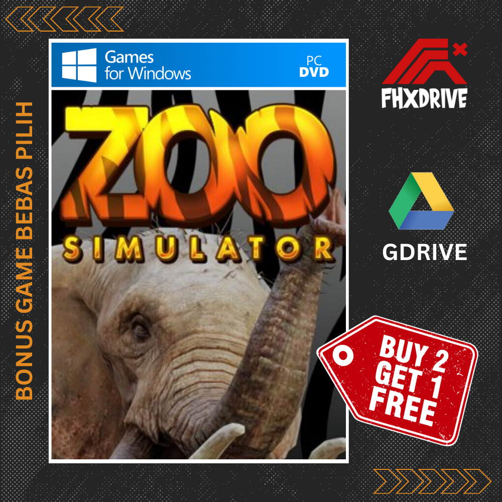 Jual ZOO SIMULATOR | GAME PC | BELI 2 GRATIS 1 | Shopee Indonesia