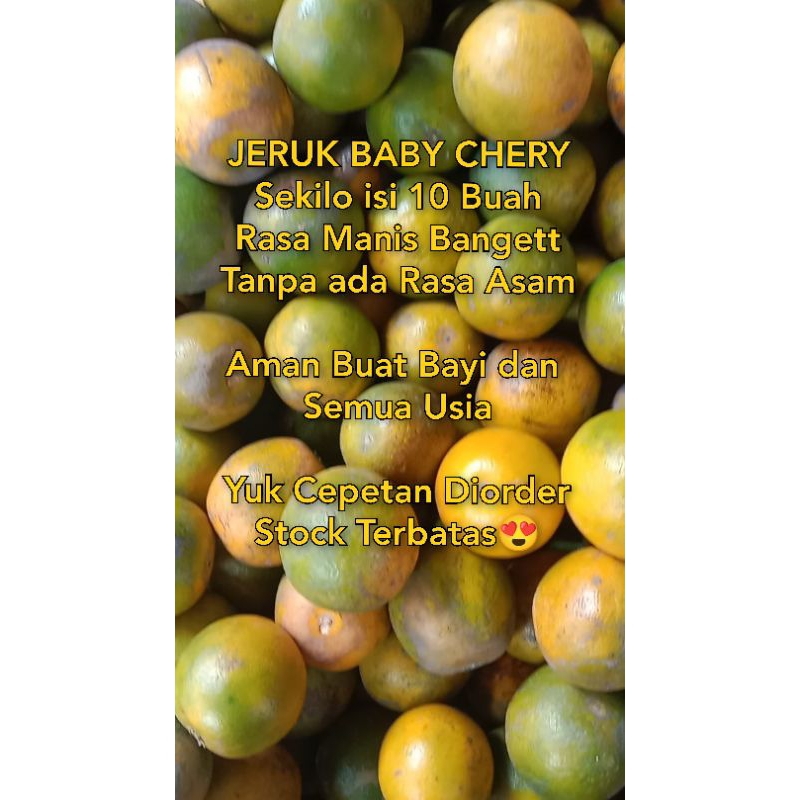 Jual Jeruk Baby Chery FRESH 1 Kg (Jeruk Baby Kecil, sekilo isi 9-12 bh ...