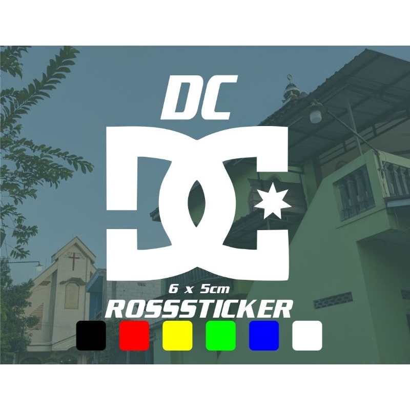 Jual Logo DC cutting sticker custom, sticker logo, sticker helm, motor ...