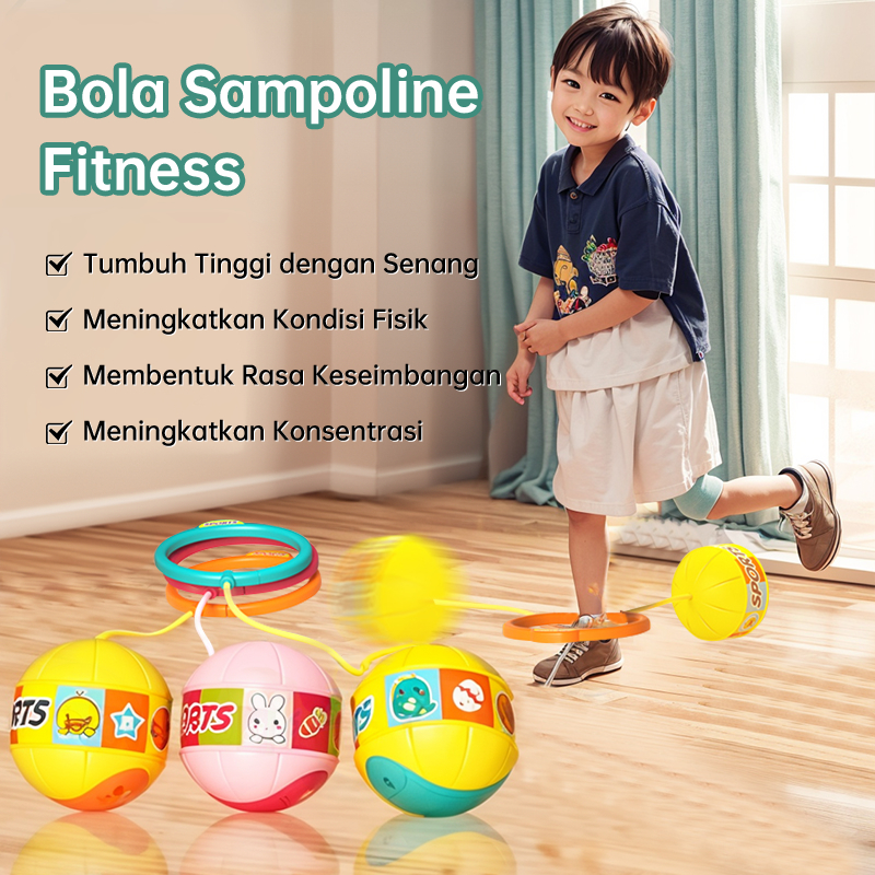 Jual Mainan Edukasi Anak Mainan Bola Bouncing Ball Jumping Kids Ball ...